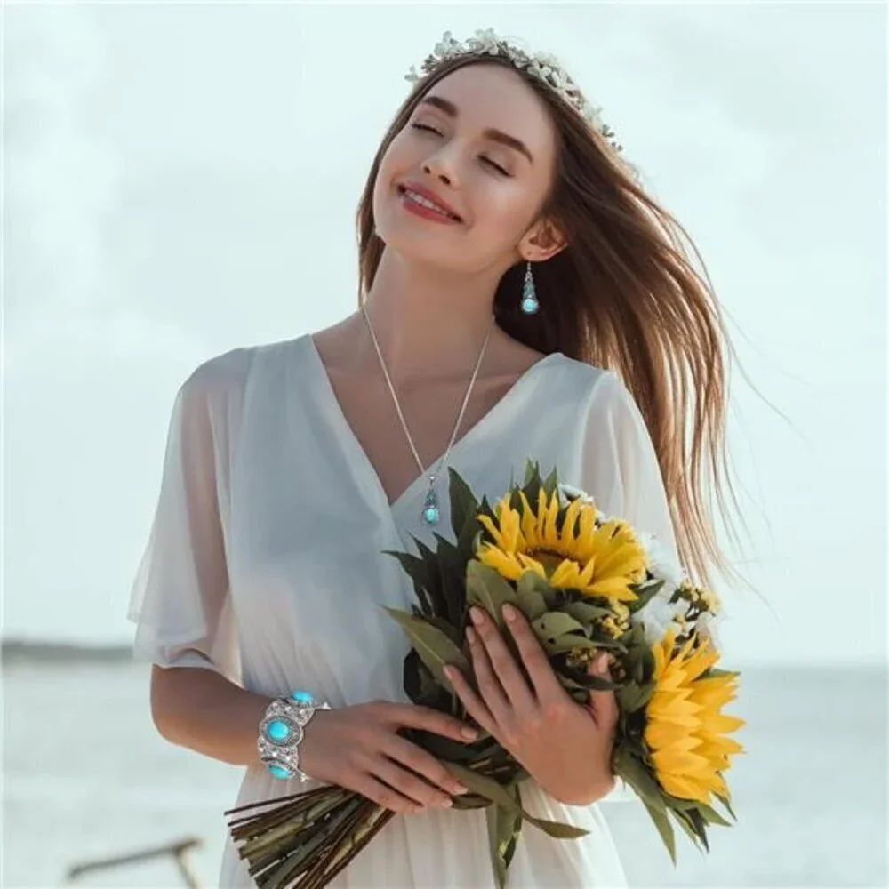N/A **boho turquoise
